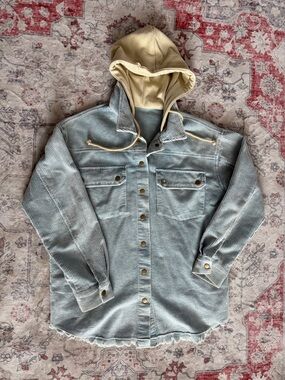 ☀️ Corduroy Hooded Shacket